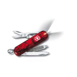 Couteau suisse SIGNATURE LITE rouge translucide