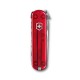 Couteau suisse Victorinox NailClip 580 rouge translucide
