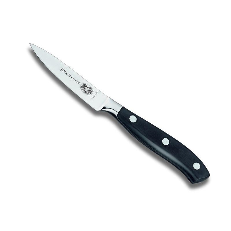 Set Victorinox 2 Pièces : Couteau Légumes & Éplucheur - Lames Inox Extra Tranchantes - Poignée Ergonomique Noire
