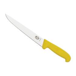Couteau saigner/découper Victorinox manche fibrox jaune
