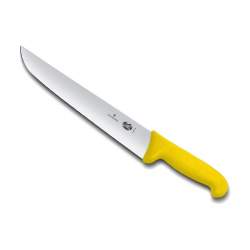 Couteau de boucher manche fibrox jaune - 16 à 36cm