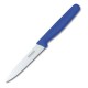 Couteau office lame 10 cm - manche bleu