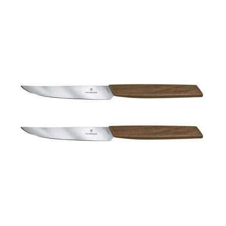 Support à couteaux géométrique en bois. Le porte-couteau en bois