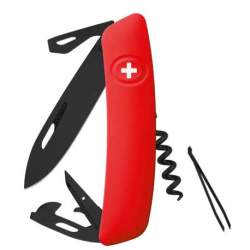 Couteau suisse Swiza D03 ALLBLACK rouge