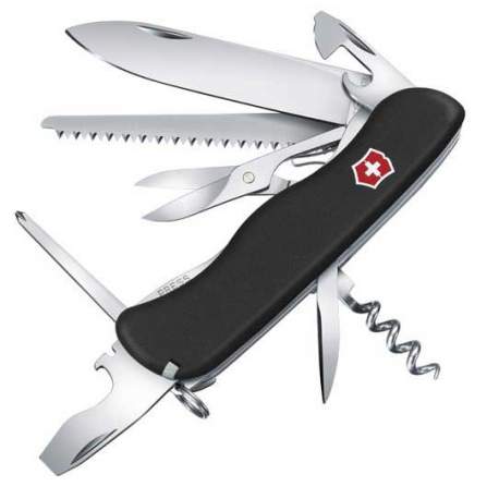 Couteau suisse Outrider noir - verrouillage Liner Lock