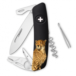 Couteau suisse Swiza Tick Tool TT03 noir Guépard