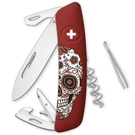 Couteau suisse Swiza D03 Mexican Skull