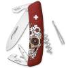 Couteau suisse Swiza D03 rouge Mexican Skull