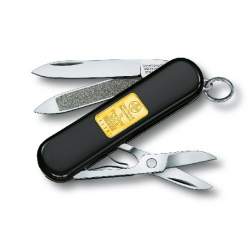 Couteau suisse CLASSIC avec Lingot d'or gravé