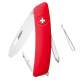 Couteau suisse Swiza Junior J02 rouge avec anneau