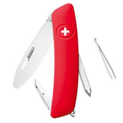 Couteau suisse Swiza Junior J02 rouge avec anneau