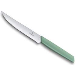 Couteau à steak Victorinox Swiss Modern 12cm vert pastel
