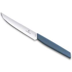 Couteau à steak Victorinox Swiss Modern bleuet lame lisse 12cm