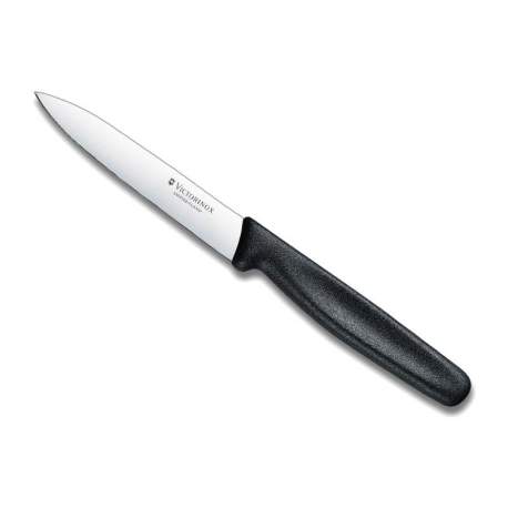 Couteau office lame 10 cm - manche noir