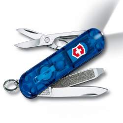 Couteau suisse SwissLite Victorinox bleu transparent