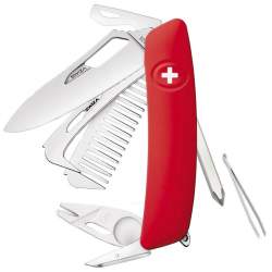 Couteau suisse Swiza SH10R-HTT Horse & Tick Tool rouge