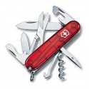 Couteau suisse CLIMBER rouge translucide