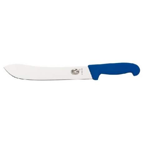 Couteau boucher lame pointe large 25 cm