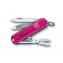 Couteau suisse CLASSIC rose translucide
