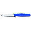 Couteau office lame 8 cm - manche bleu