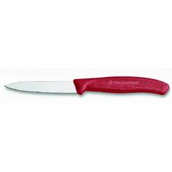 Couteau office SwissClassic lame 8 cm - manche rouge